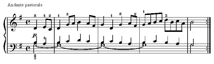 Bach Musette BWV 808